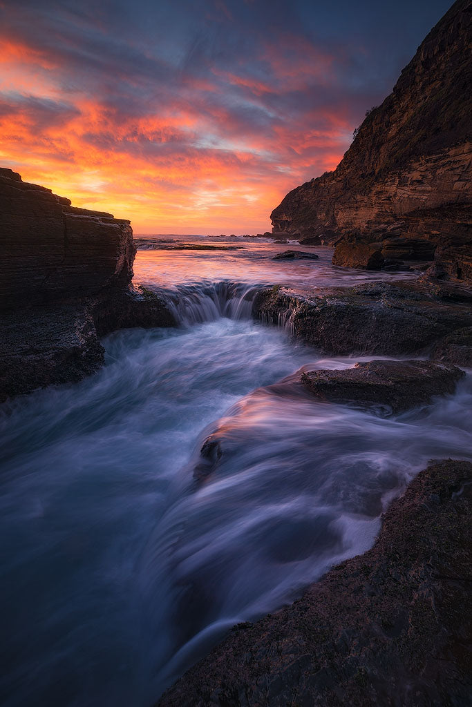 Warriewood Blowhole Sunrise – Daniel Tran Photography